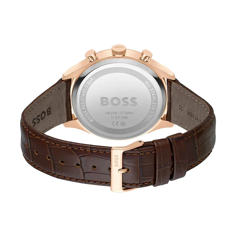 Hugo Boss Gregor Quartz Blue Dial Men's Watch- 1514050